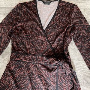 Bcbgmaxazria Women's V-Neck Wrap Dress